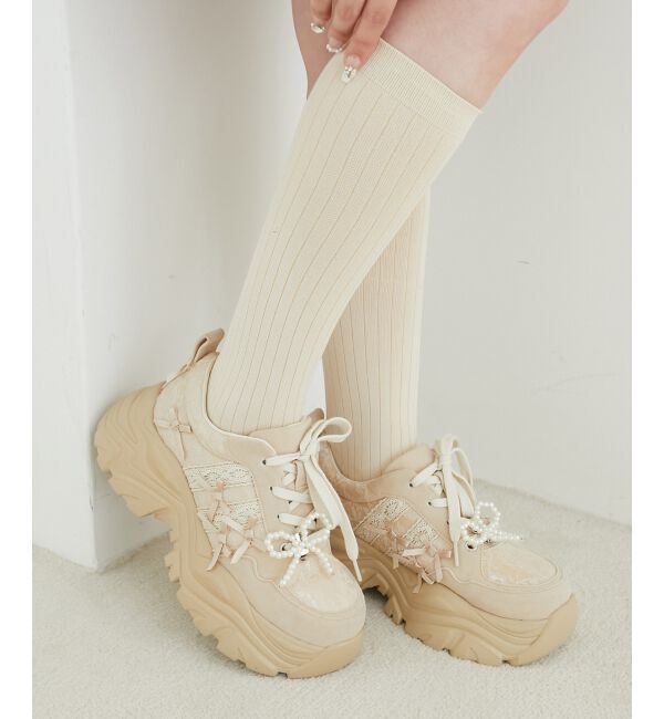 MAJESTICLEGON「2WAYデコリボンスニーカー」|スニーカー|