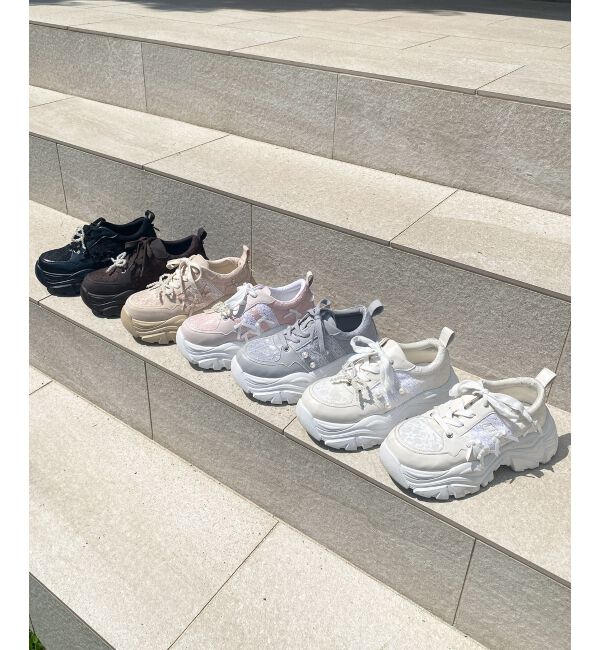 MAJESTICLEGON「2WAYデコリボンスニーカー」|スニーカー|