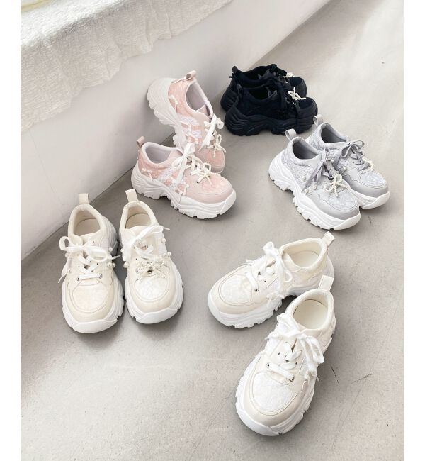 MAJESTICLEGON「2WAYデコリボンスニーカー」|スニーカー|