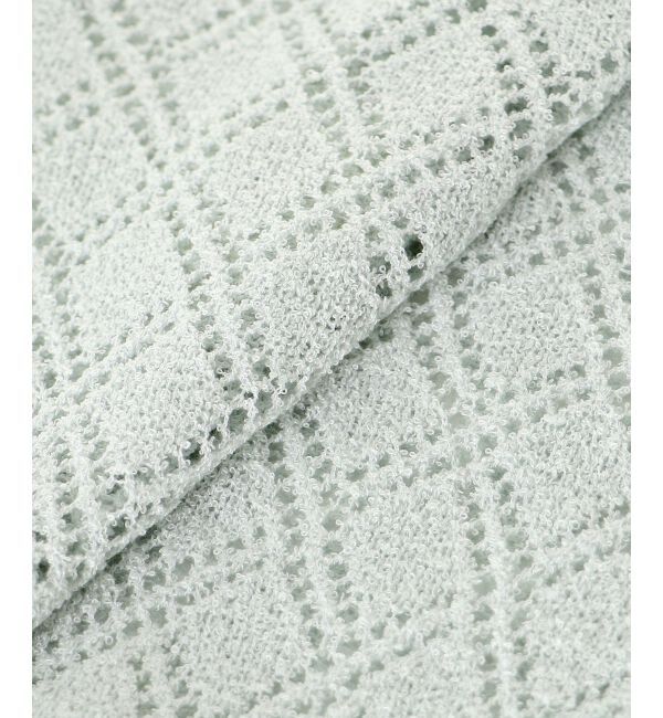 MAJESTICLEGON「ローズモチーフレーシーニット」|ニット・セーター|