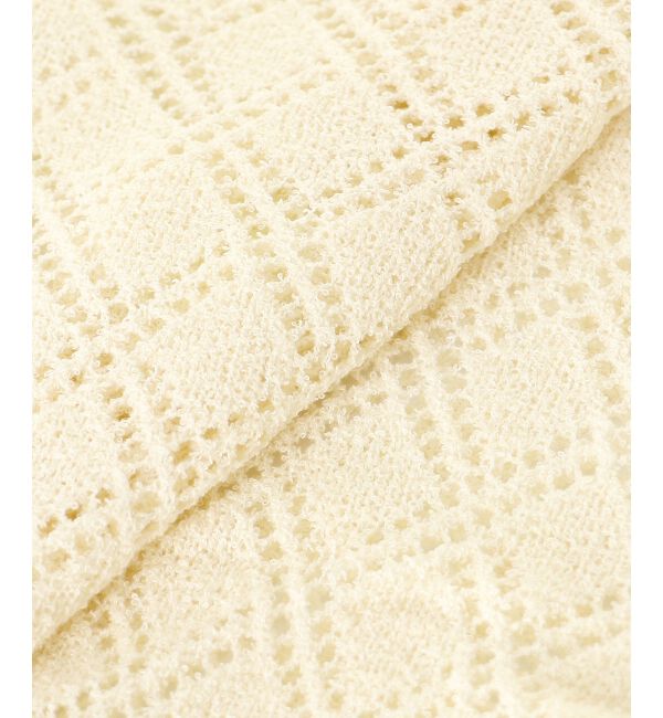 MAJESTICLEGON「ローズモチーフレーシーニット」|ニット・セーター|