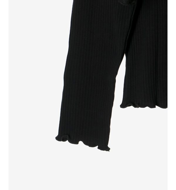 MAJESTICLEGON「肩リボンリブトップス」|Tシャツ・カットソー|