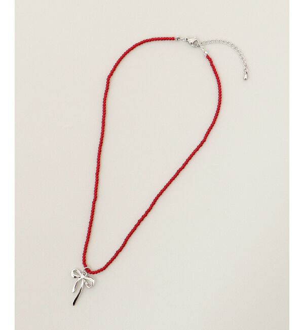 MAJESTICLEGON「モチーフビーズネックレス」|ネックレス|