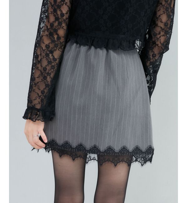 MAJESTICLEGON「細ベルトミニスカパン」|スカート|