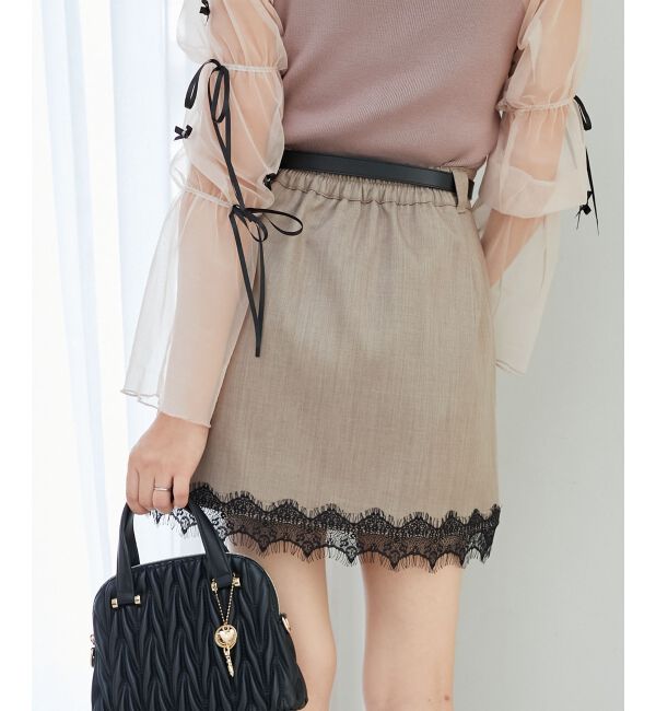 MAJESTICLEGON「細ベルトミニスカパン」|スカート|