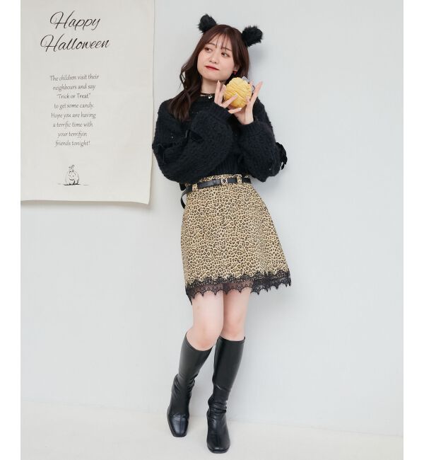 MAJESTICLEGON「細ベルトミニスカパン」|スカート|