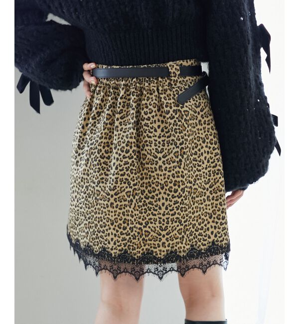 MAJESTICLEGON「細ベルトミニスカパン」|スカート|