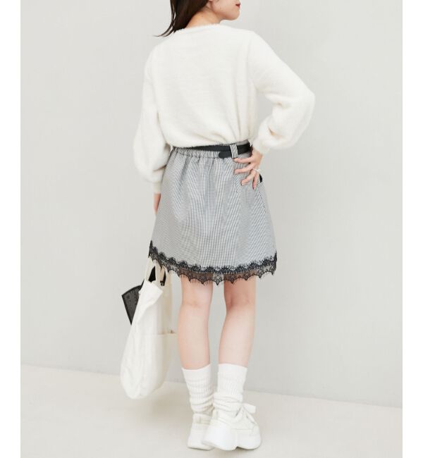 MAJESTICLEGON「細ベルトミニスカパン」|スカート|