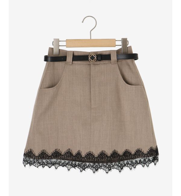 MAJESTICLEGON「細ベルトミニスカパン」|スカート|