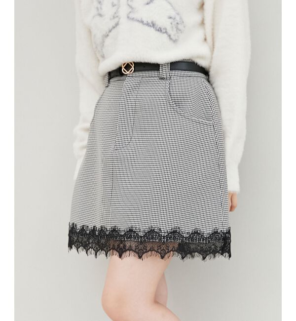 MAJESTICLEGON「細ベルトミニスカパン」|スカート|