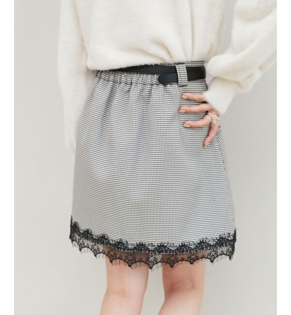 MAJESTICLEGON「細ベルトミニスカパン」|スカート|