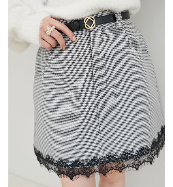 MAJESTICLEGON「細ベルトミニスカパン」|スカート|