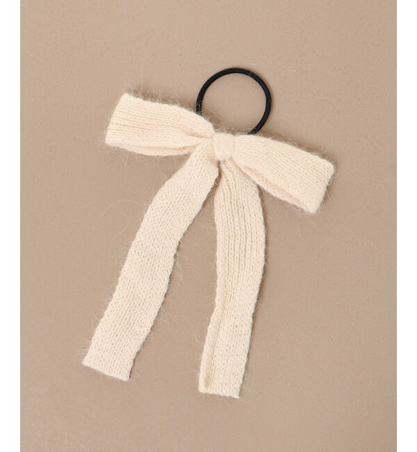 MAJESTICLEGON「ニットリボンヘアアクセ」|ヘアゴム・シュシュ|