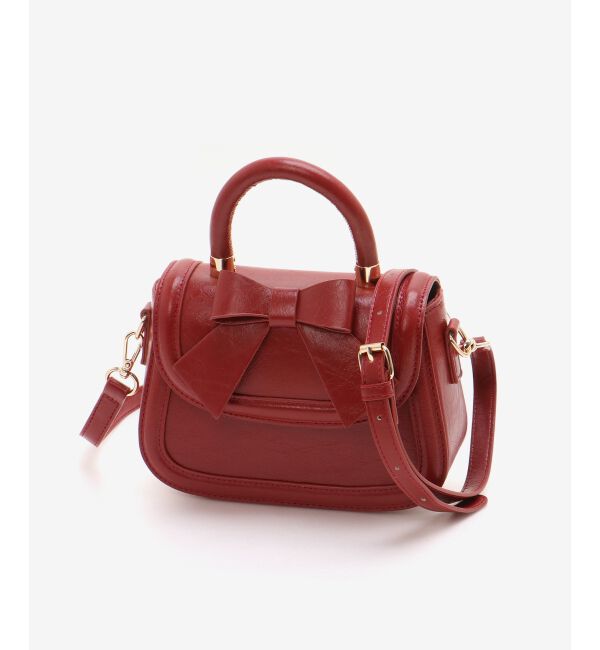 MAJESTICLEGON「クラシックリボンバッグ」|ハンドバッグ|