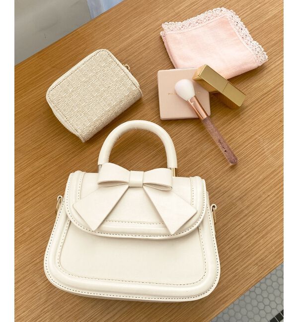 MAJESTICLEGON「クラシックリボンバッグ」|ハンドバッグ|