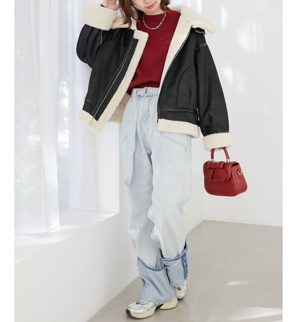 MAJESTICLEGON「クラシックリボンバッグ」|ハンドバッグ|