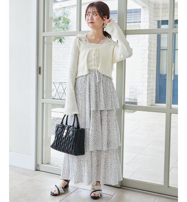  「プリーツティアードスカート」|スカート|