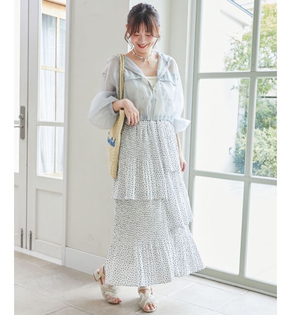  「プリーツティアードスカート」|スカート|