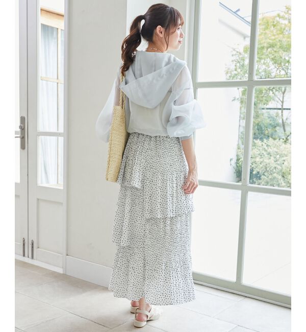  「プリーツティアードスカート」|スカート|