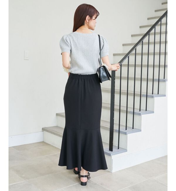  「ハーフスリーブケーブルカーディガン」|カーディガン|