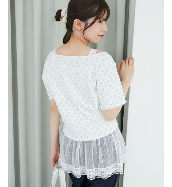  「ペプラムキャミセットカットカーデ」|カーディガン|