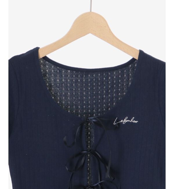  「ペプラムキャミセットカットカーデ」|カーディガン|