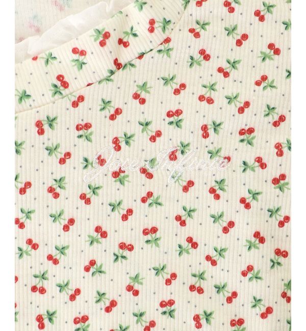  「フロントリボンレイヤード風トップス」|Tシャツ・カットソー|