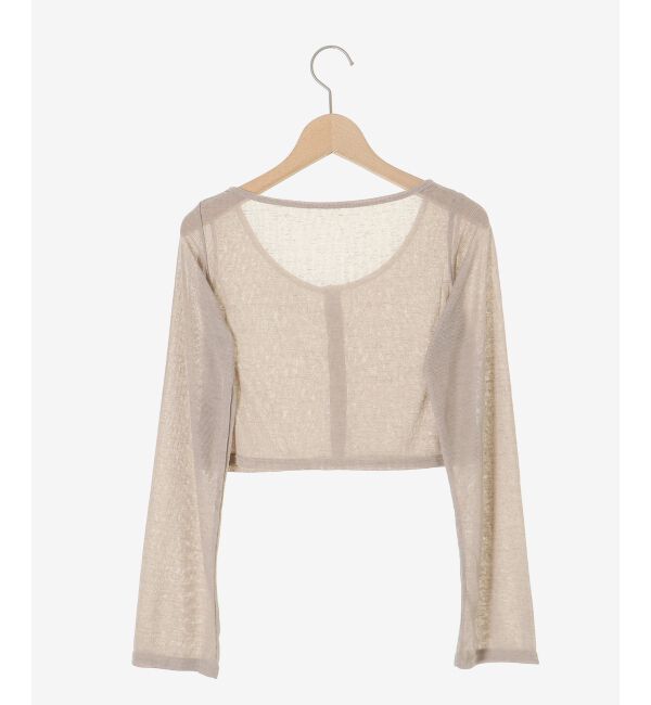  「ペプラムキャミ&times;カーデセット」|カーディガン|