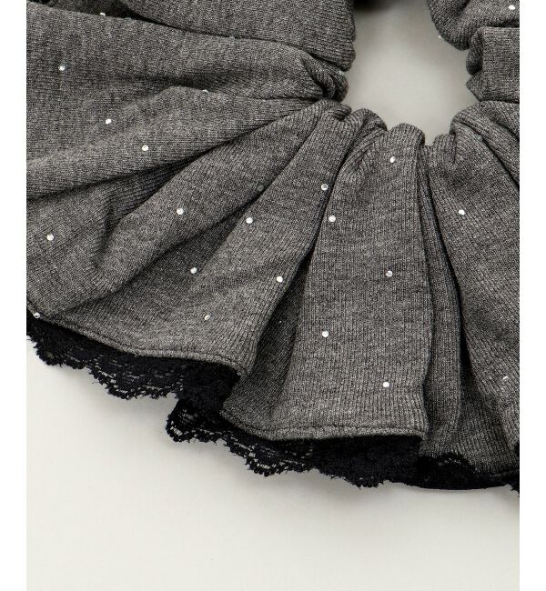  「ラインストーンシュシュ」|ヘアゴム・シュシュ|