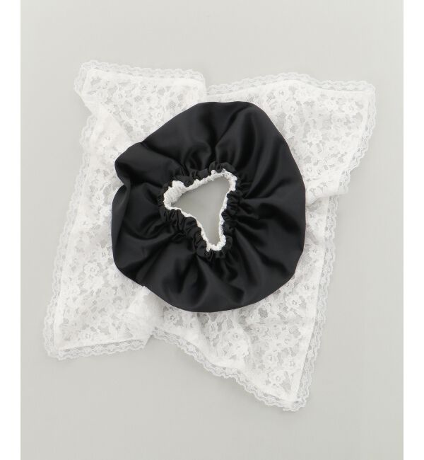  「レースサテンビッグシュシュ」|ヘアゴム・シュシュ|