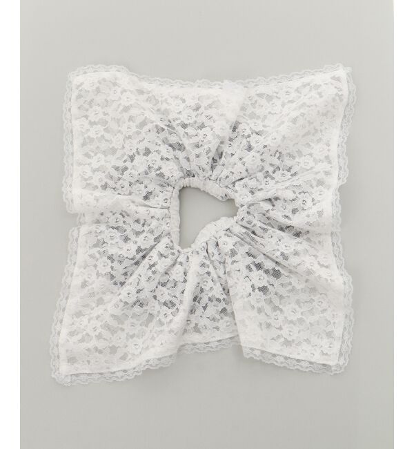  「レースサテンビッグシュシュ」|ヘアゴム・シュシュ|