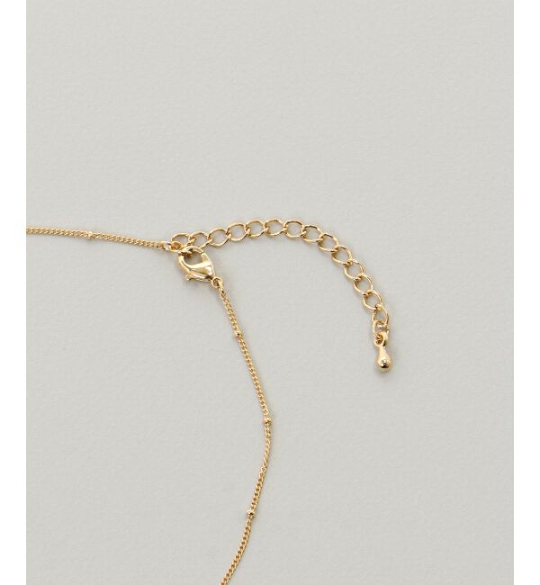  「パール&times;リボンモチーフ2連ネックレス」|ネックレス|