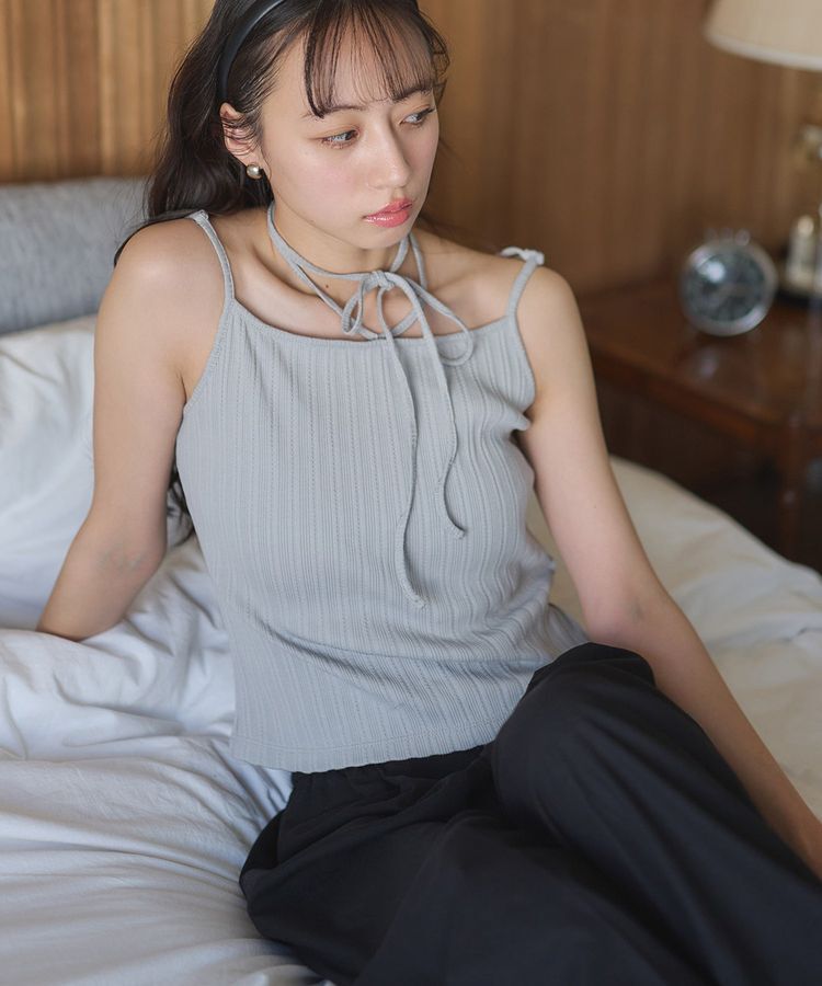 earth music&ecology「コード付きキャミソール」|キャミソール|