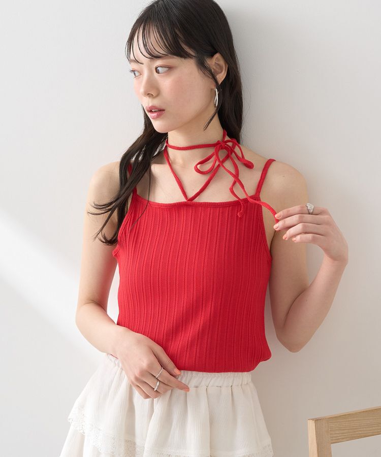 earth music&ecology「コード付きキャミソール」|キャミソール|