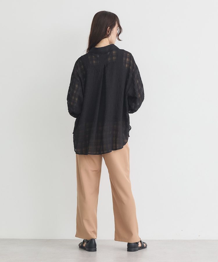 earth music&ecology「シャドーチェックシャツ」|シャツ・ブラウス|