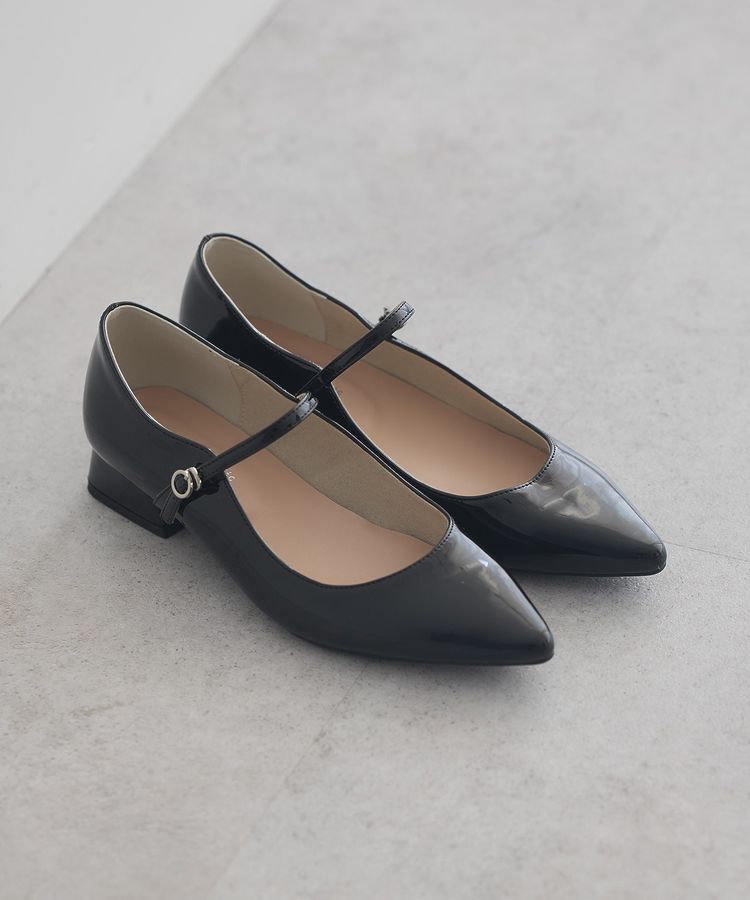 earth music&ecology「ORiental TRaffic エナメルヒールパンプス」|パンプス|