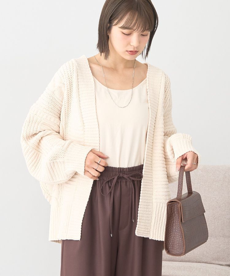 earth music&ecology「マットモールカーディガン」|カーディガン|