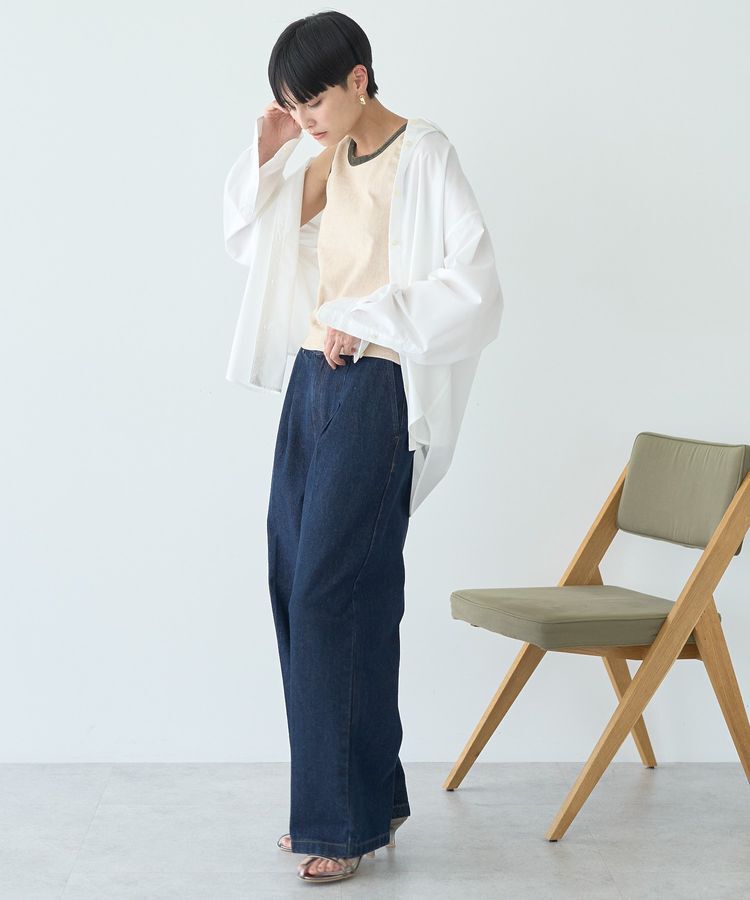 AMERICAN HOLIC「配色ベロアタンクトップ」|インナー|