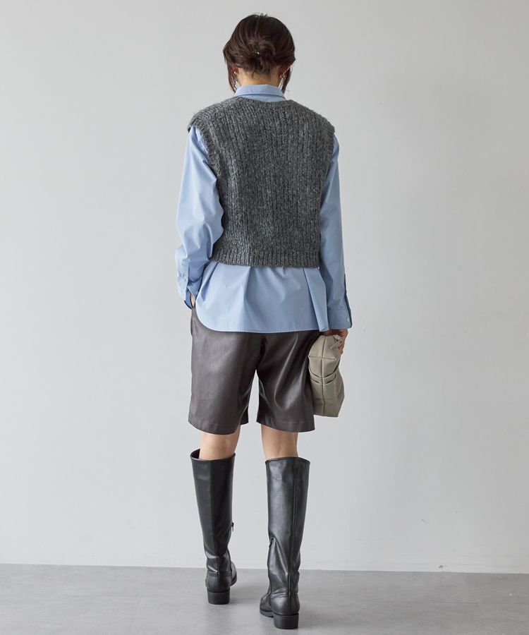 AMERICAN HOLIC「【選べる丈】甘編みニットベスト」|ベスト・ジレ|