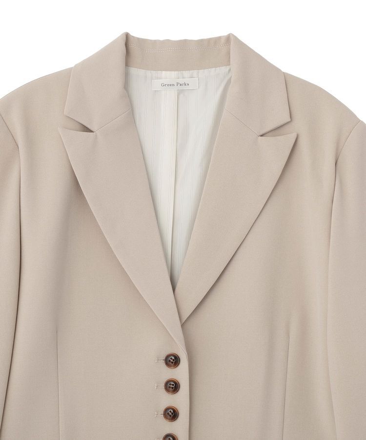 Green Parks「裏付きテーラードジャケット」|テーラードジャケット|
