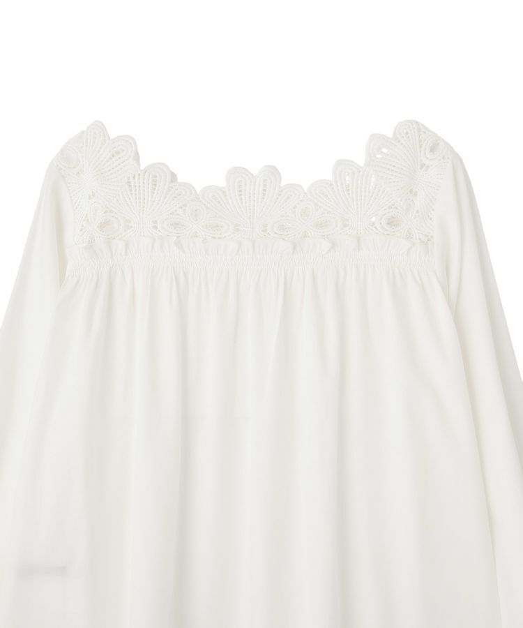YECCA VECCA「フラワーレースブラウス」|シャツ・ブラウス|