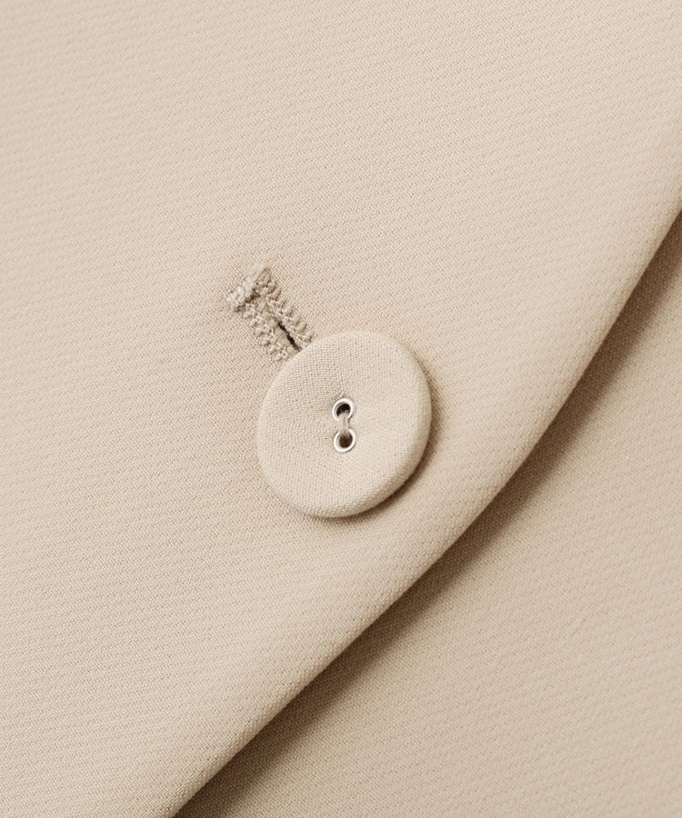 YECCA VECCA「ストレッチノーカラージャケット」|テーラードジャケット|