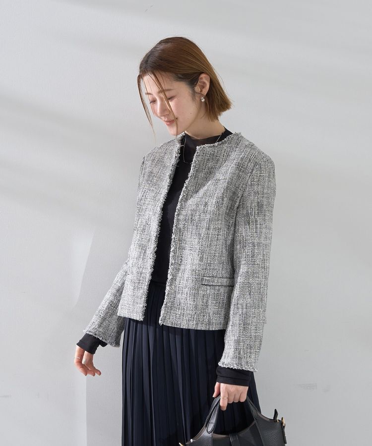 YECCA VECCA「ツイードジャケット(1)」|テーラードジャケット|