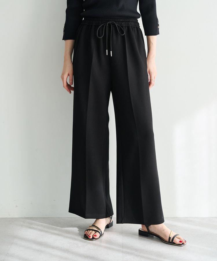 YECCA VECCA「スウェットライクイージーパンツ」|その他|Black