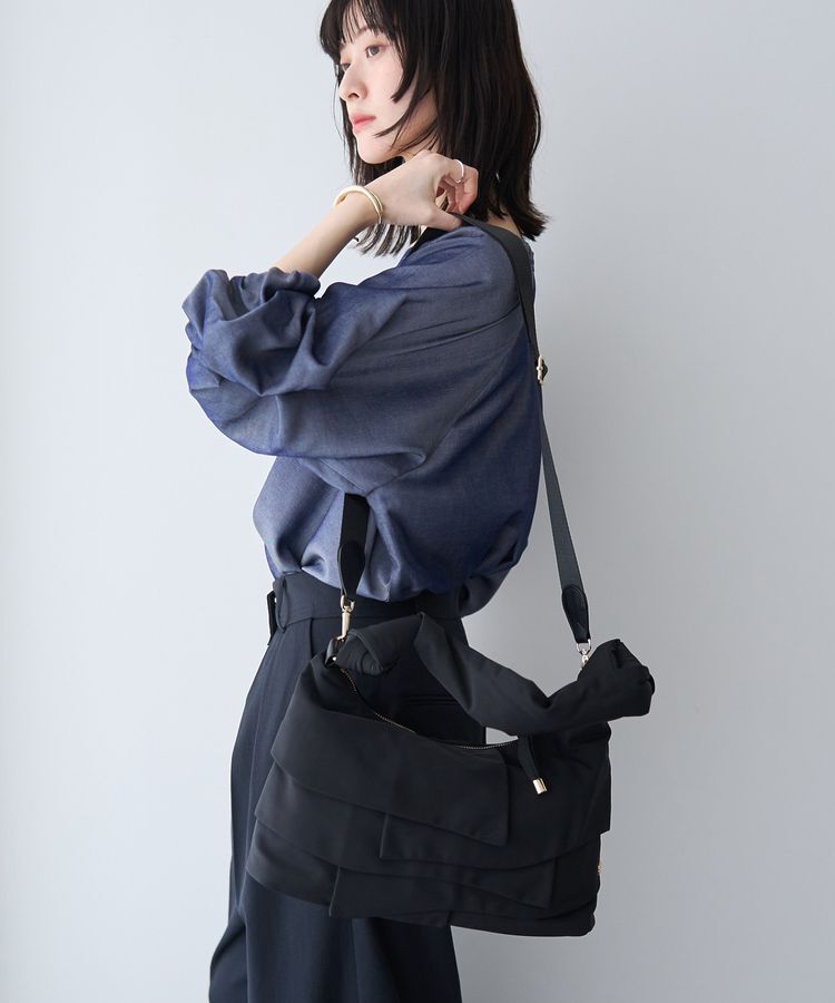 YECCA VECCA「【story.】PL FRILLS HANDBAG」|ハンドバッグ|