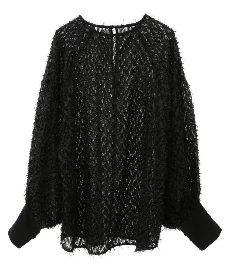 GARAGE OF GOOD CLOTHING「ロングカフスジャガードブラウス」|シャツ・ブラウス|