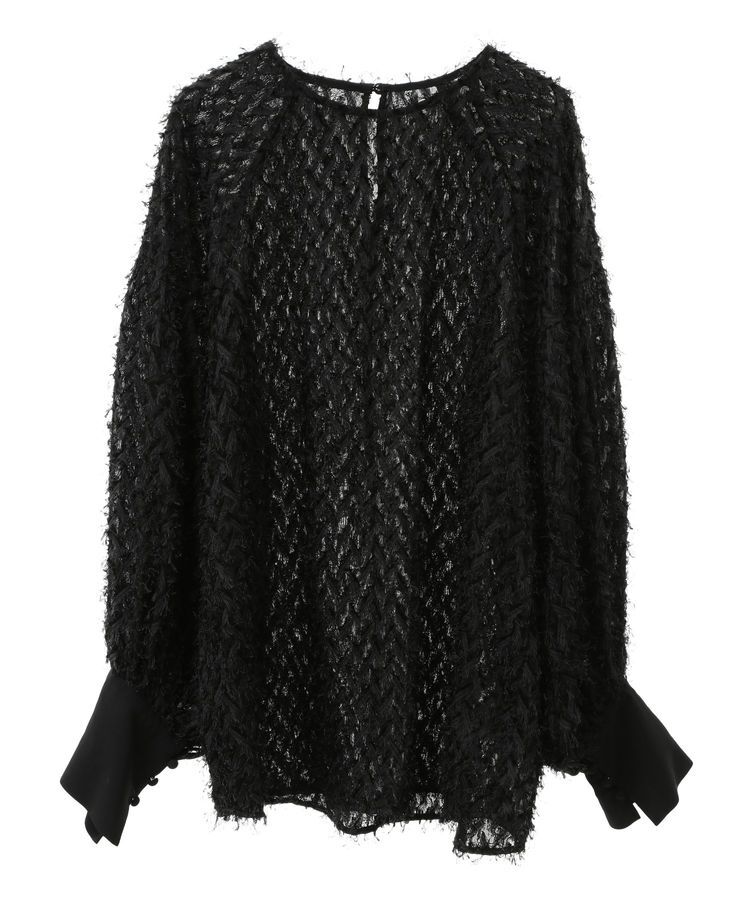 GARAGE OF GOOD CLOTHING「ロングカフスジャガードブラウス」|シャツ・ブラウス|