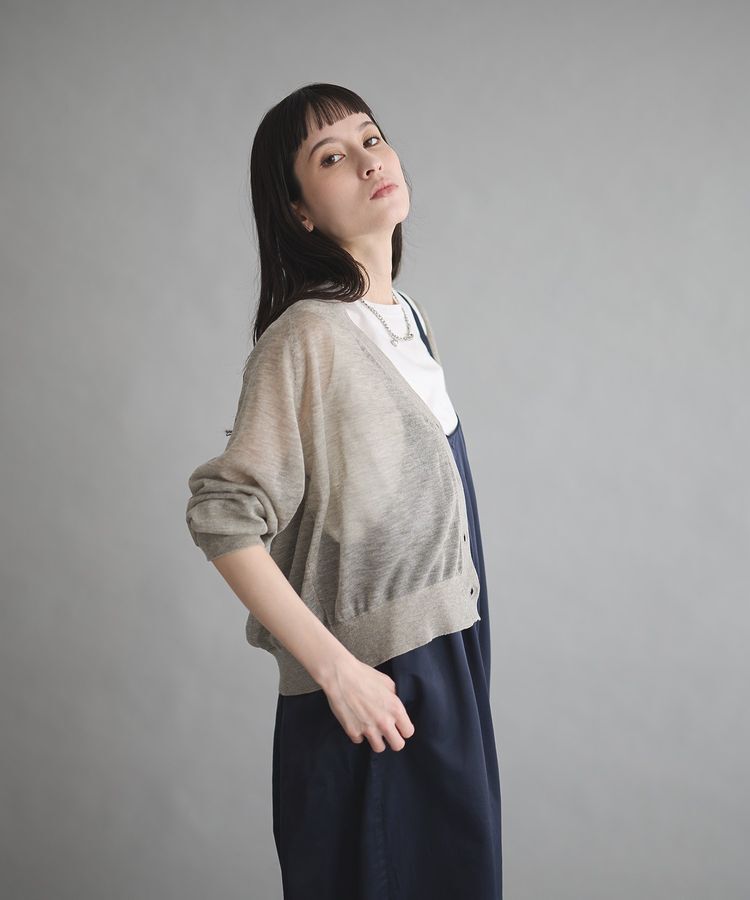 GARAGE OF GOOD CLOTHING「シアーVネックカーディガン」|カーディガン|