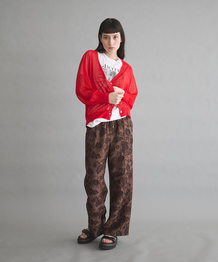 GARAGE OF GOOD CLOTHING「シアーVネックカーディガン」|カーディガン|