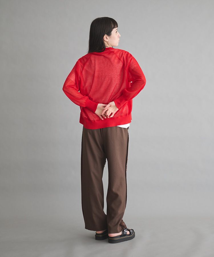 GARAGE OF GOOD CLOTHING「シアーVネックカーディガン」|カーディガン|